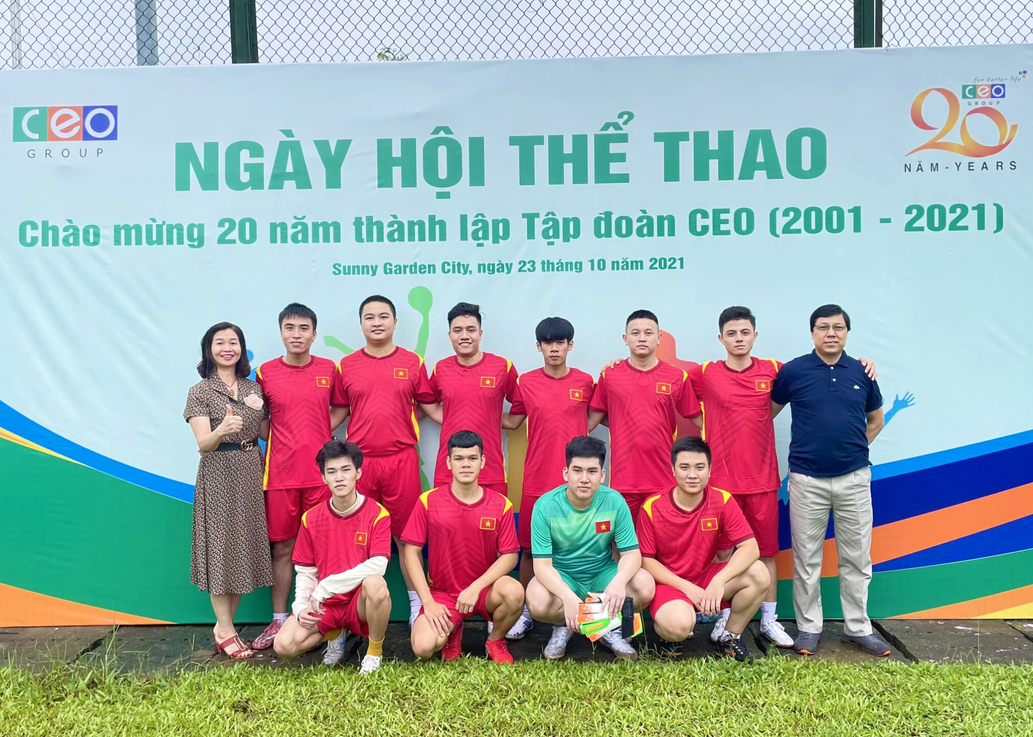 Ngày hội thể thao chào mừng 20 năm thành lập Tập đoàn CEO
