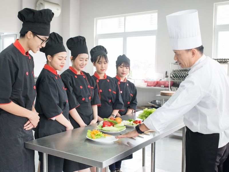 Không gian lớp học hiện đại, sáng tạo ngành Kỹ thuật chế biến món ăn tại ICC