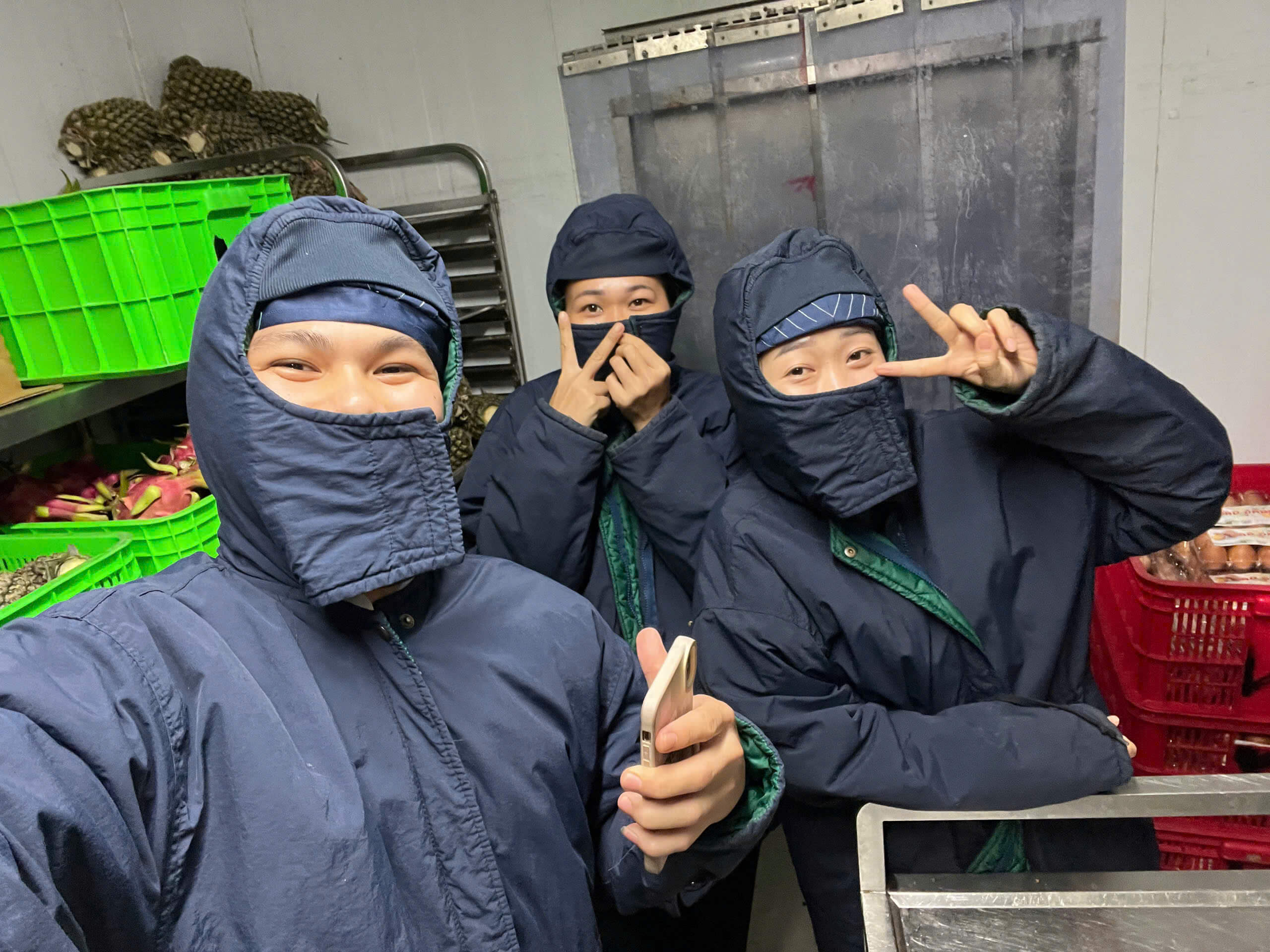 Chung được học hỏi kinh nghiệm từ các anh chị tại Novotel Phú Quốc