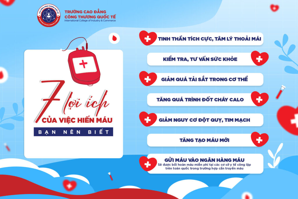 Hiến máu đem lại nhiều lợi ích cho sức khỏe