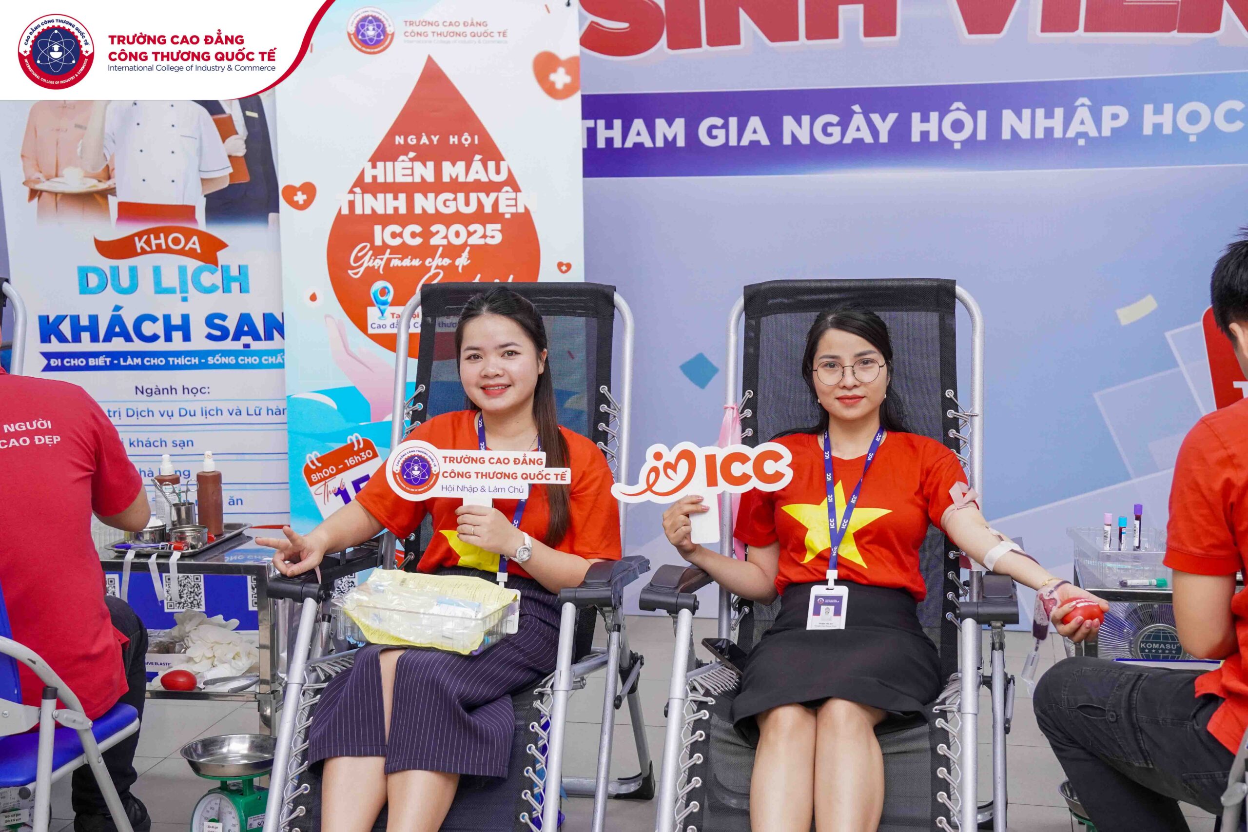 Đông đảo cán bộ nhân viên tại ICC tham gia Ngày hội hiến máu 2025