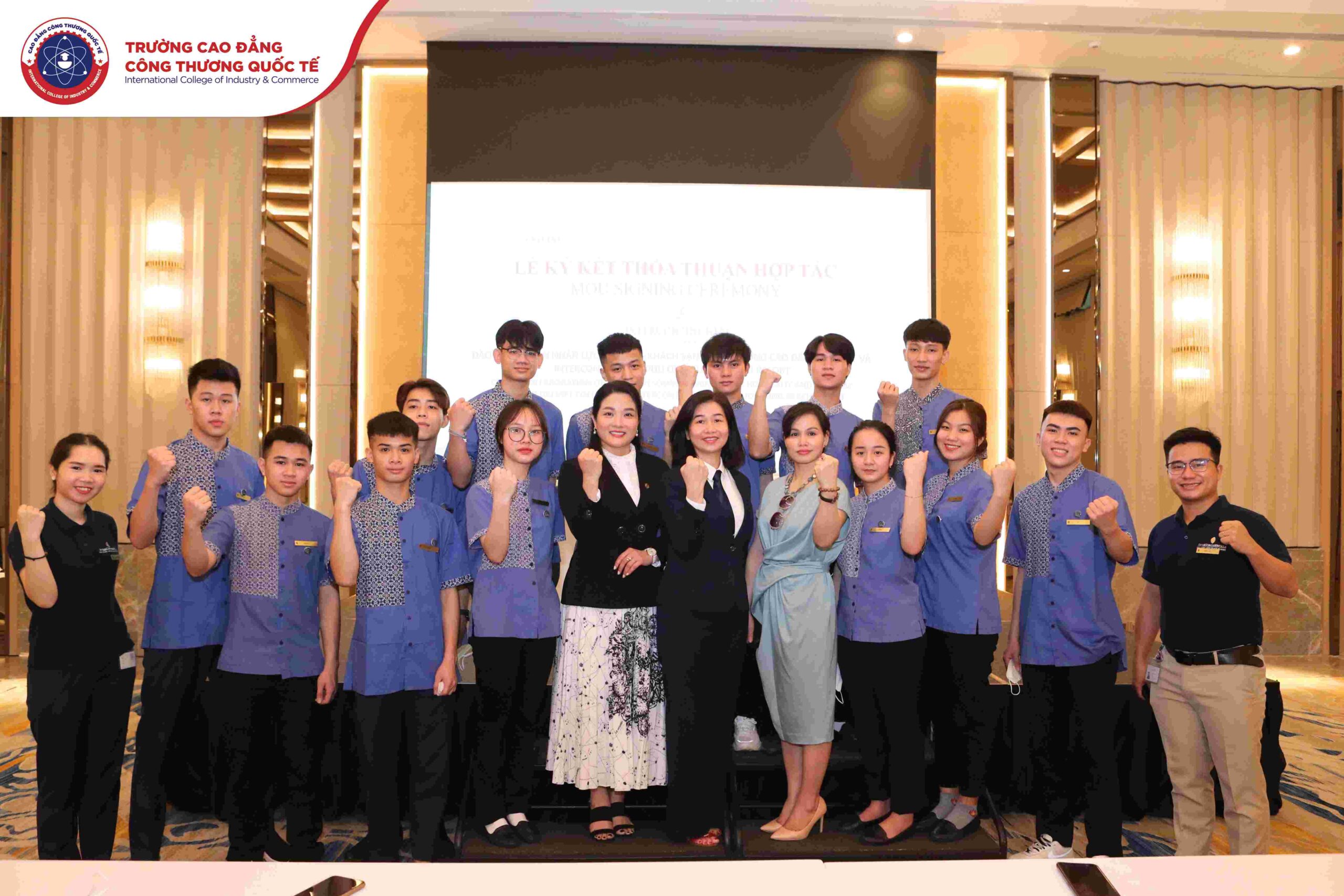 Sinh viên Cao đẳng Công thương Quốc tế được "làm nghề" ngay từ năm nhất - thực tập tại khách sạn 5 sao đẳng cấp.