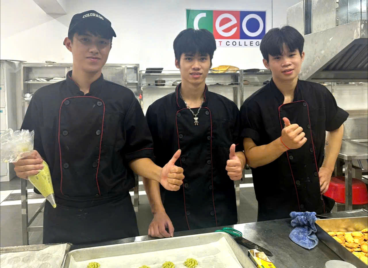 Nguyễn Nam Anh - sinh viên ngành Kỹ thuật chế biến món ăn tại ICC. 