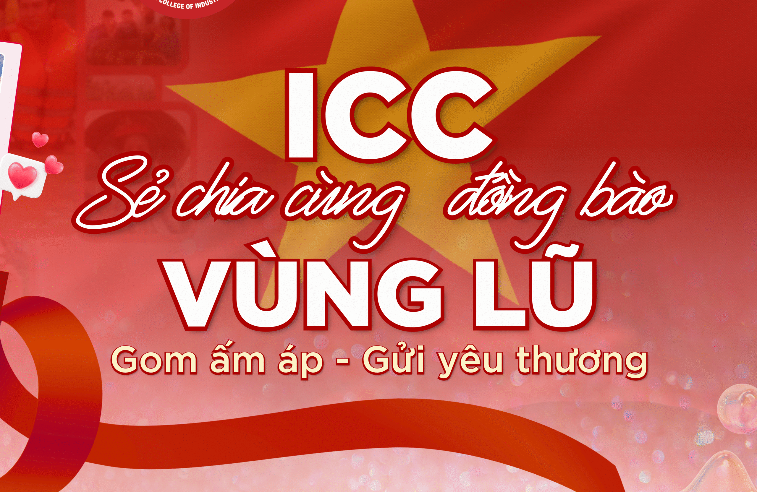 Cùng ICC chung tay sẻ chia cùng đồng bào vùng lũ: Gom ấm áp – Gửi yêu thương
