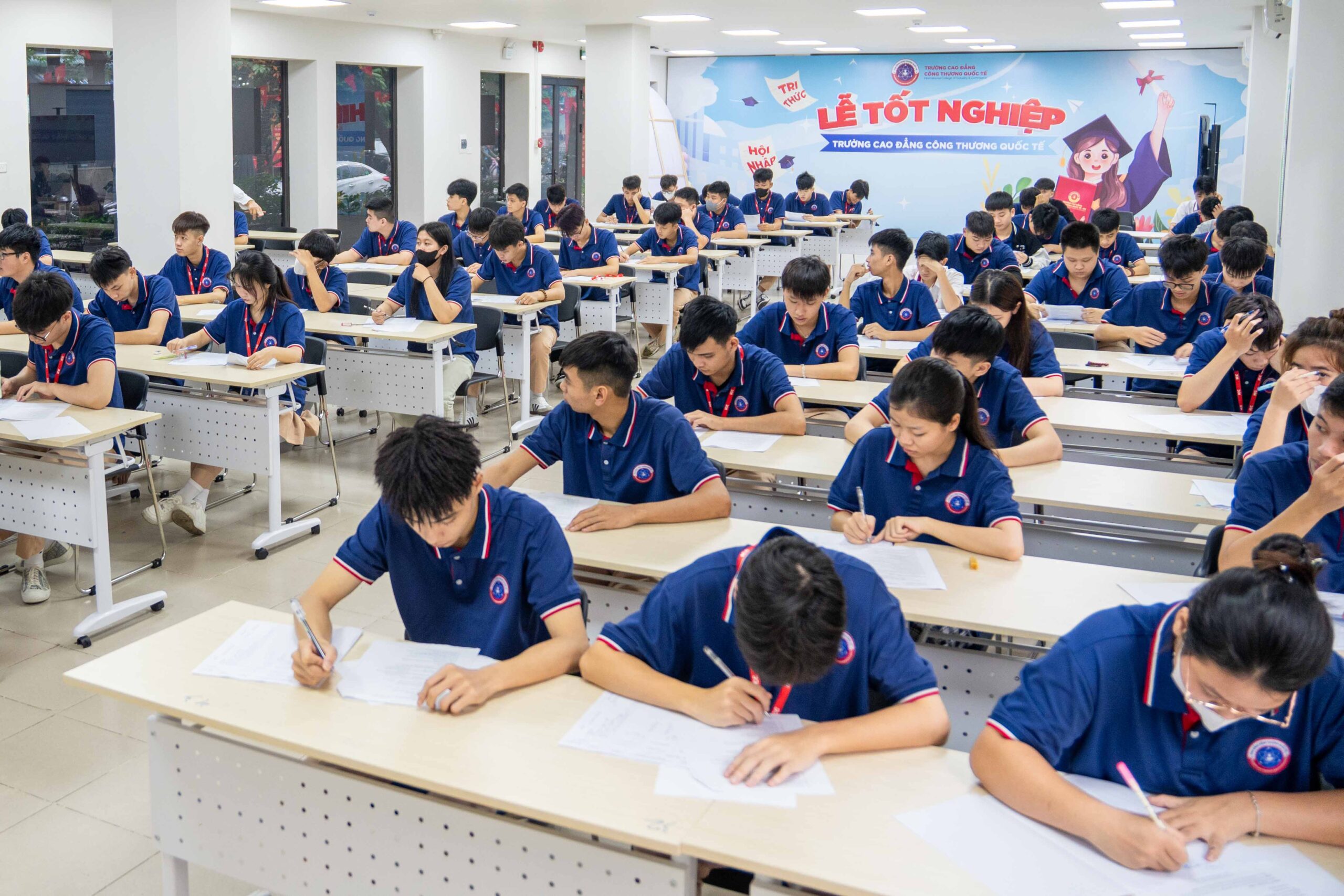 Cao đẳng Công thương Quốc tế thông báo lịch thi học kỳ II K17