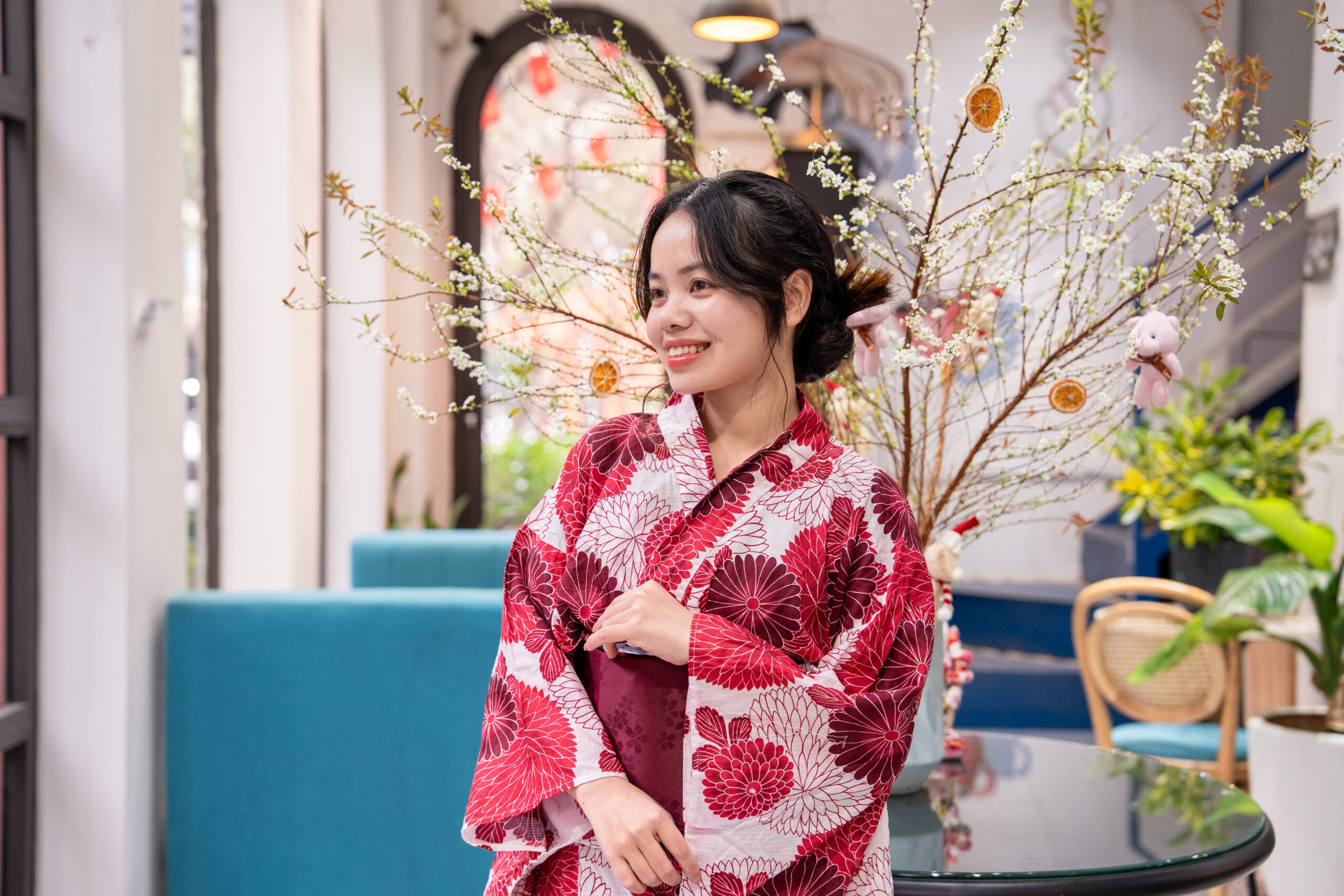 Sinh viên Tiếng Nhật ICC tự tin khoác lên mình trang phục truyền thống Nhật Bản