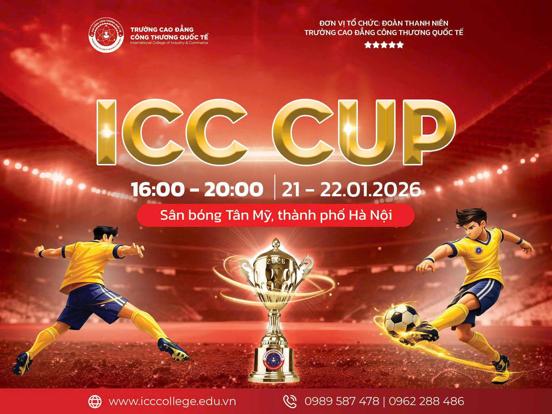 Thông tin chi tiết về giải bóng đá ICC Cup 2026