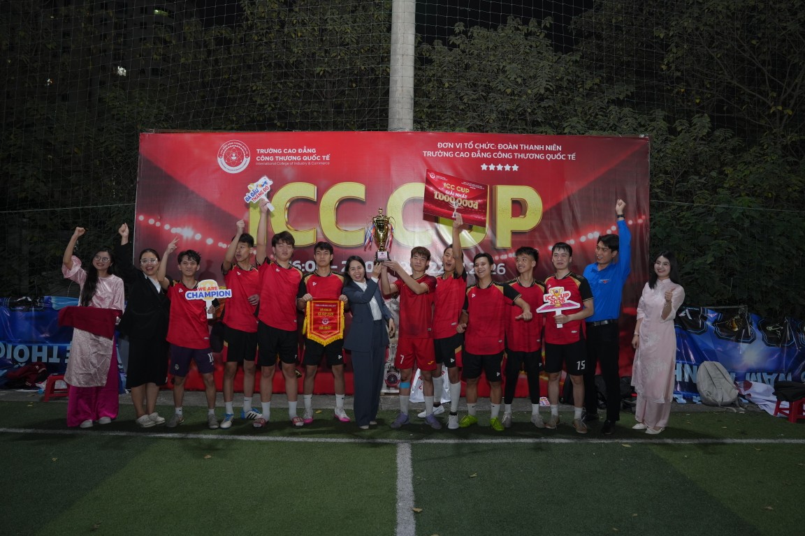 Chúc mừng Nhà Vô Địch ICC CUP 2026: Công nghệ kỹ thuật Điện - Điện tử 