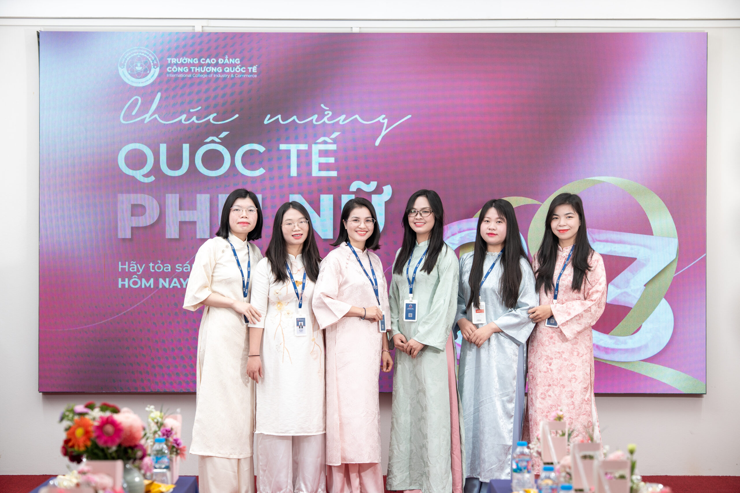 Giảng viên, cán bộ nhân viên nữ ICC tại chương trình 