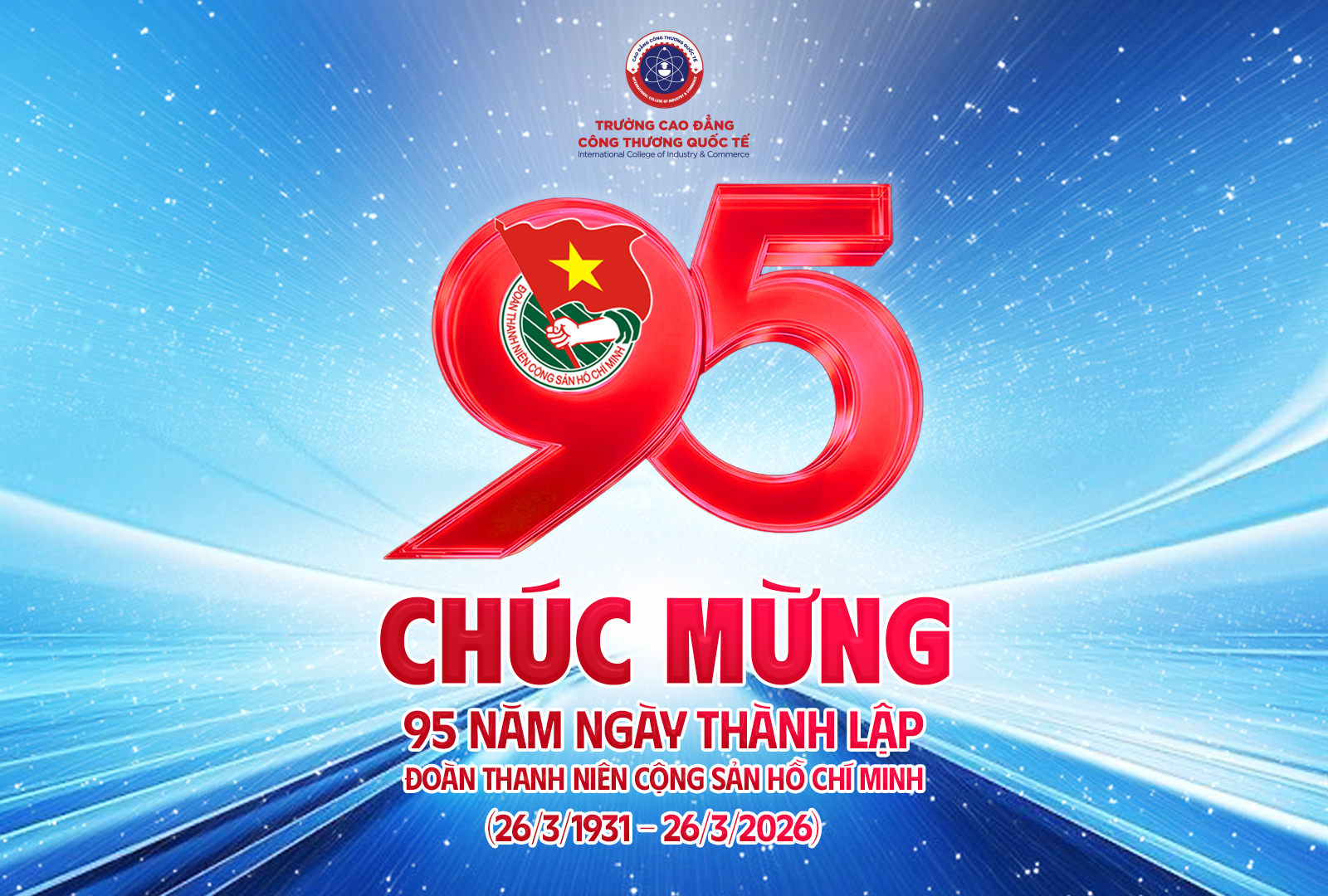 Chào mừng kỷ niệm 95 năm ngày thành lập Đoàn TNCS Hồ Chí Minh