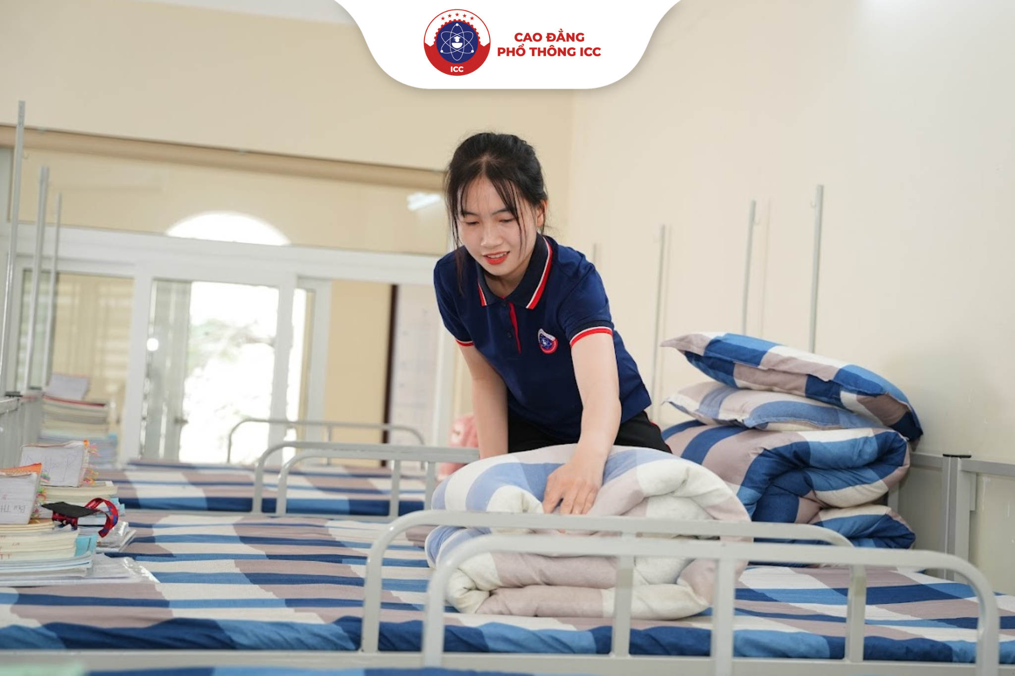 Học sinh được tạo điều kiện phát triển kỹ năng mềm, đồng thời hình thành tác phong kỷ luật và tự giác