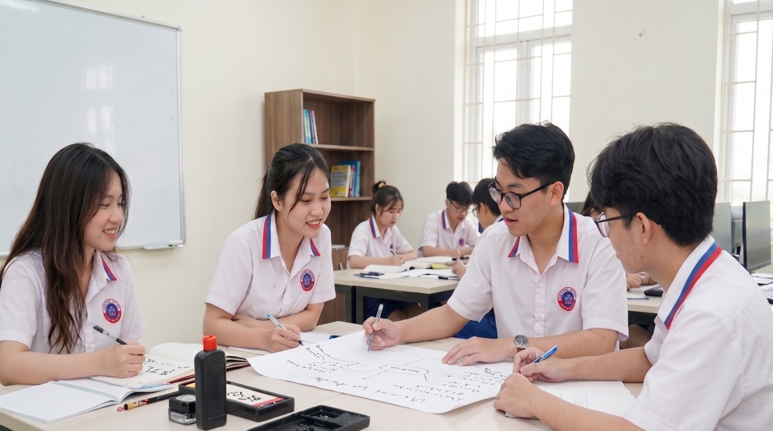 học sinh ngành tiếng Nhật